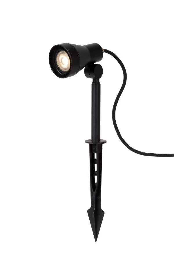 Lucide SPIKE - Garden spotlight - Ø 6,5 cm - LED Dim. - GU10 - 1x5W 3000K - IP54 - Black - detail 1